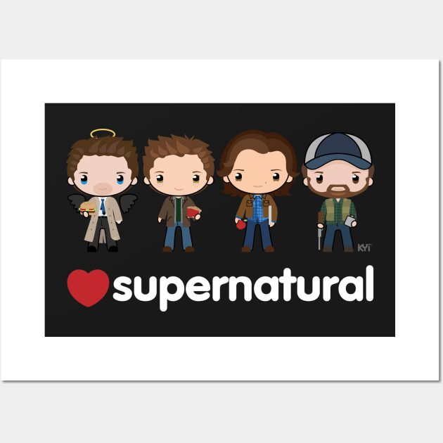 Love Supernatural Wall Art by KYi